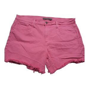 Joe's Jeans The Ozzie 4" Cut Off Women's Shorts Size 32 Pink Dyed EUC